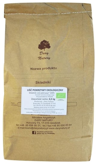 Herbata ziołowa Dary Natury z pokrzywą 500 g Dary Natury
