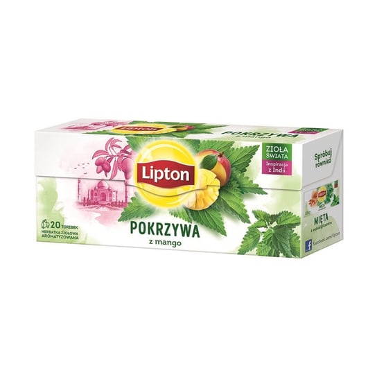 Herbata ziołowa Lipton pokrzywa z mango 20 szt. Lipton