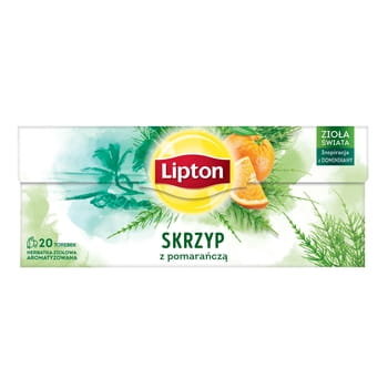 Herbata ziołowa Lipton z pomarańczą 20 szt. Lipton