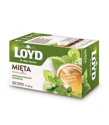 Herbata ziołowa Loyd Tea mięta 20 szt. Loyd Tea