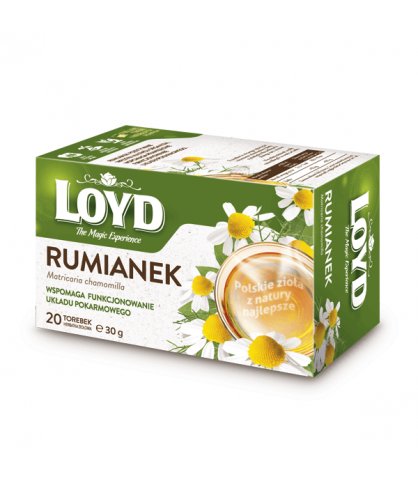 Herbata ziołowa Loyd Tea rumianek 20 szt. Loyd Tea