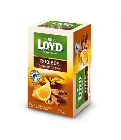 Herbata ziołowa Loyd Tea z pomarańczą 20 szt. Loyd Tea