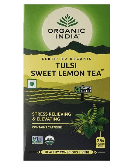 Herbata ziołowa Organic India cytrynowa 25 szt. Organic India