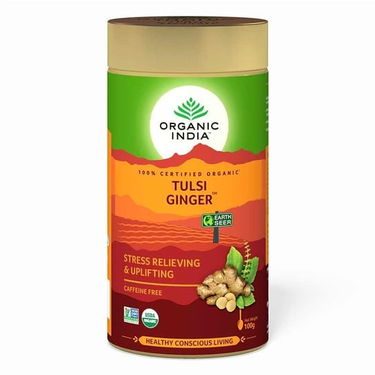 Herbata ziołowa Organic India liściasta z imbirem 100 g Organic India