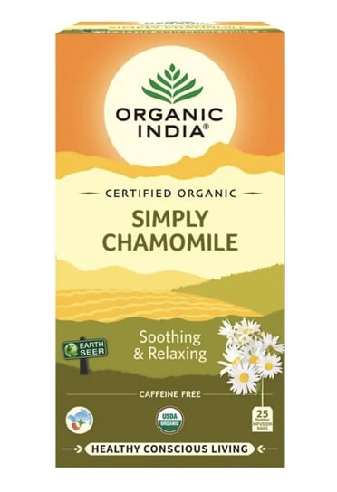 Herbata ziołowa Organic India rumianek 25 szt. Organic India