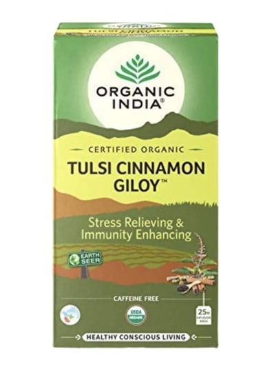 Herbata ziołowa Organic India z cynamonem 25 szt. Organic India