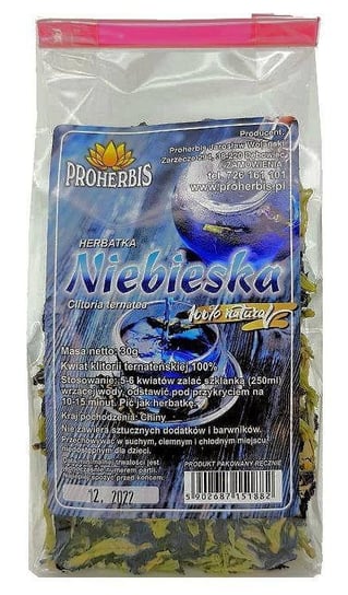 Herbata ziołowa Proherbis niebieska 30 g PROHERBIS