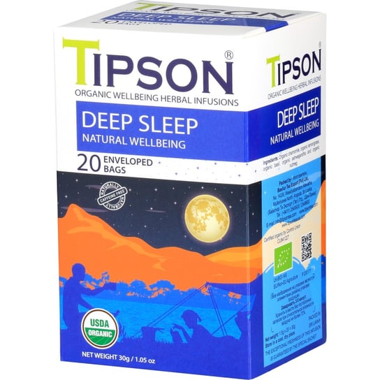Herbata ziołowa Tipson Deep Sleep 20 szt. Basilur