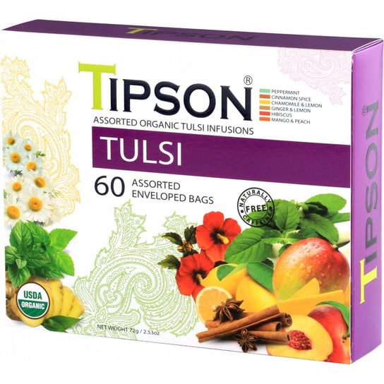 Herbata ziołowa Tipson mix 60 szt. Tipson