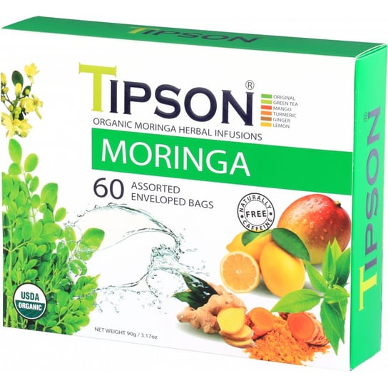 Herbata ziołowa Tipson organiczna 60 szt. Tipson