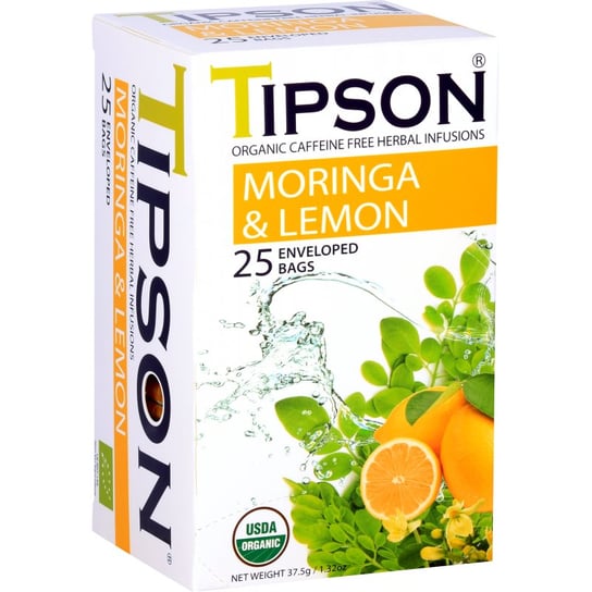 Herbata ziołowa Tipson z cytryną i mango 25 szt. Tipson