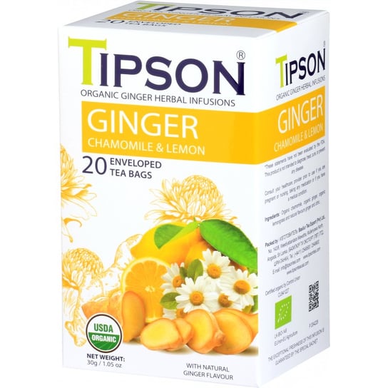Herbata ziołowa Tipson z limonką 20 szt. Tipson