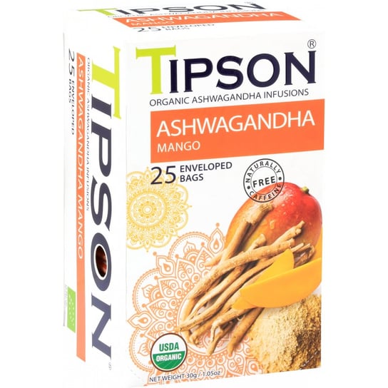 Herbata ziołowa Tipson z mango 25 szt. Tipson