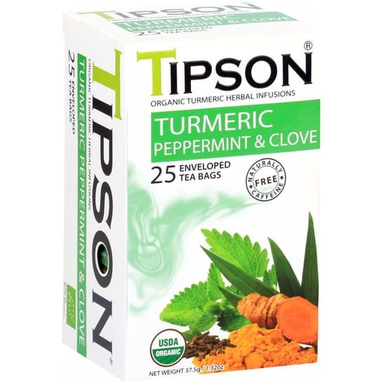 Herbata ziołowa Tipson z miętą pieprzową 25 szt. Tipson