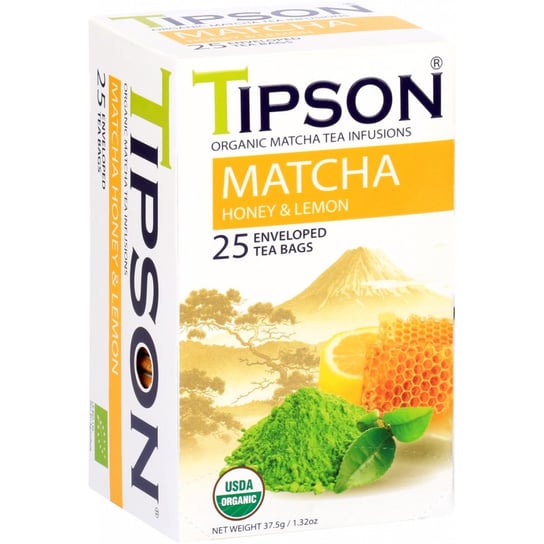 Herbata ziołowa Tipson z miodem i limonką 25 szt. Tipson