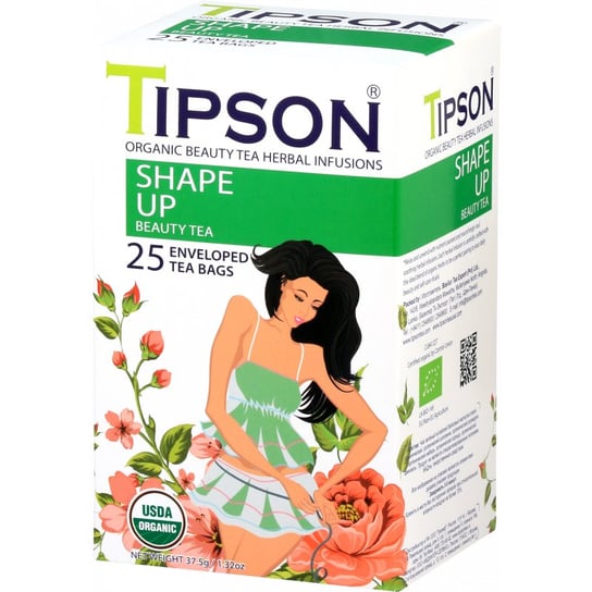 Herbata ziołowa Tipson z różą i koprem 25 szt. Tipson