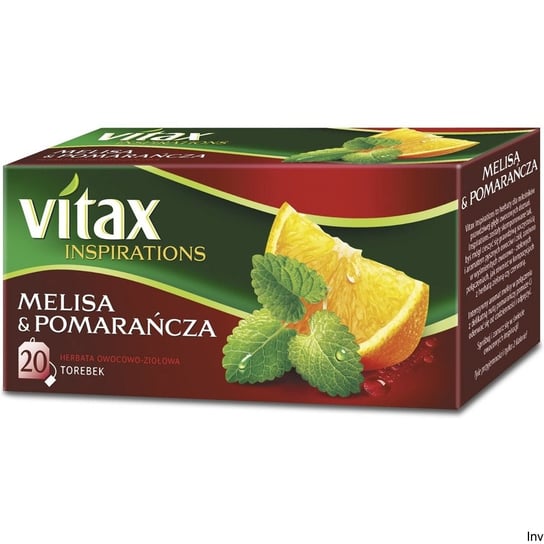 Herbata ziołowa Vitax melisa i pomarańcza 20 szt. Vitax