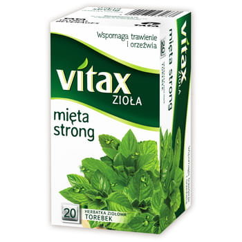Herbata ziołowa Vitax mięta 20 szt. Vitax