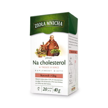 Herbata ziołowa Zioła Mnicha Na Cholesterol 20 szt. M&C