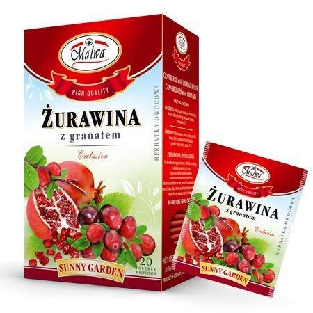 Herbata żurawina z granatem 20*2g MALWA Inna marka