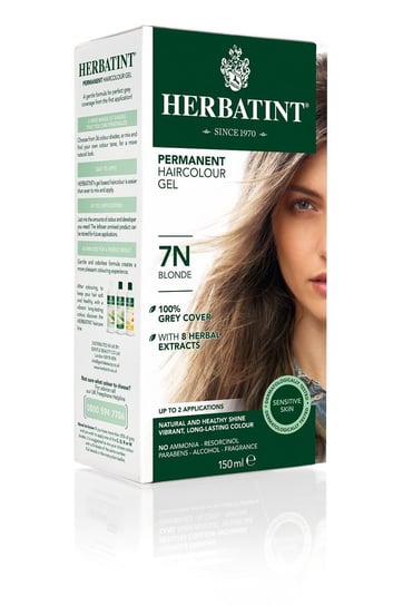 Herbatint, farba do włosów 7N Blond, 150 ml HERBATINT