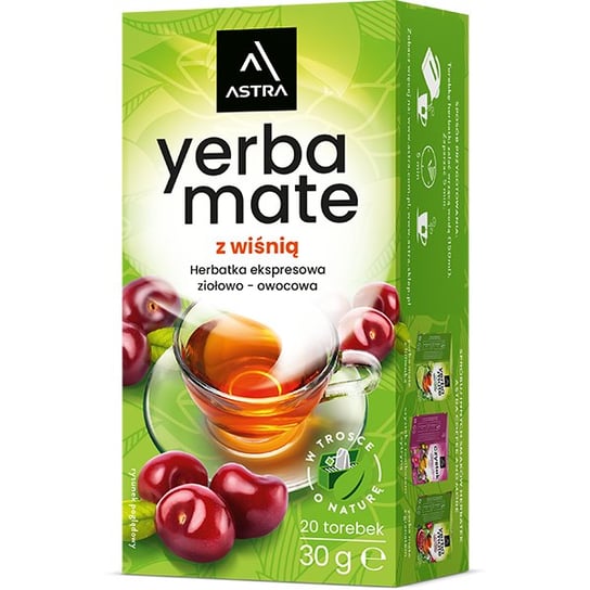 Herbatka Astra Yerba Mate z wiśnią 30g ASTRA COFFEE & MORE