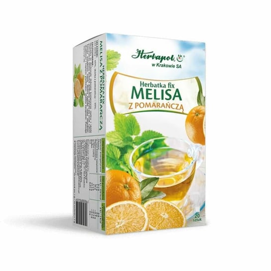 Herbatka FIX Melisa z Pomarańczą 40 g (20x 2 g) - Herbapol Kraków Inny producent