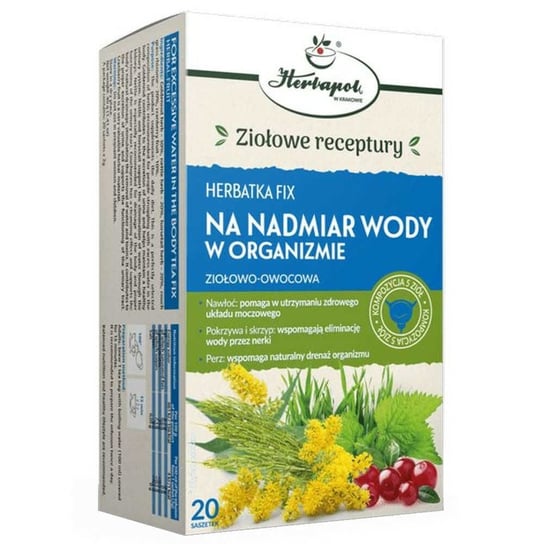 Herbatka Fix NA NADMIAR WODY 40 g (20 x 2 g) - Herbapol Kraków Inna marka