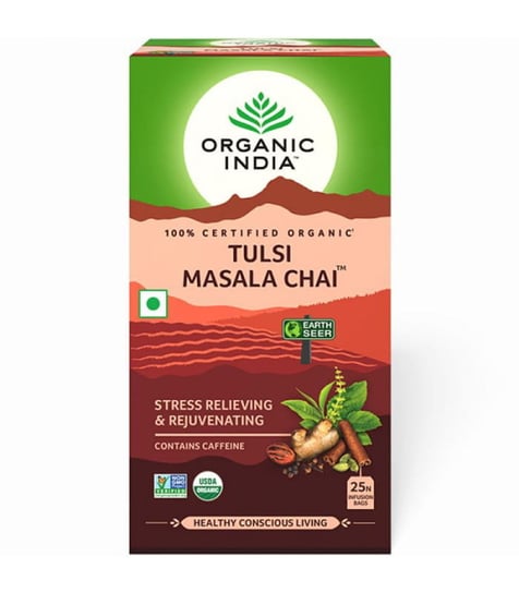 HERBATKA Indyjska Organic W. Real - TULSI MASALA Organic India Organic Wellness