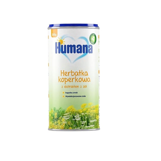 Herbatka koperkowa Humana, po 4. miesiącu 200g Humana