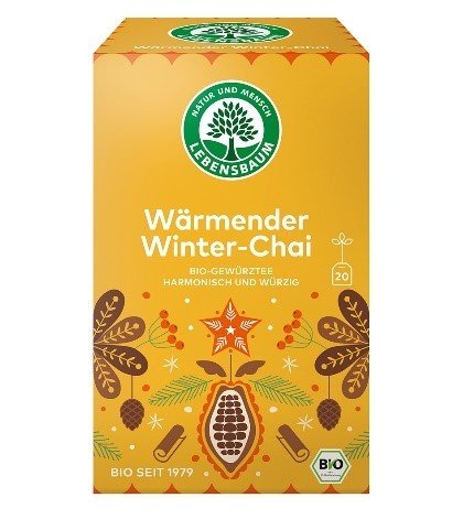 Herbatka Rozgrzewająca "Zimowy Chai" Bio (20 X 2 G) 40 G - Lebensbaum (Produkt Sezonowy) Inna marka