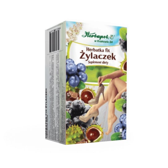 Herbatka ŻYLACZEK FIX  40 g (20x 2 g) - Herbapol Kraków Inny producent