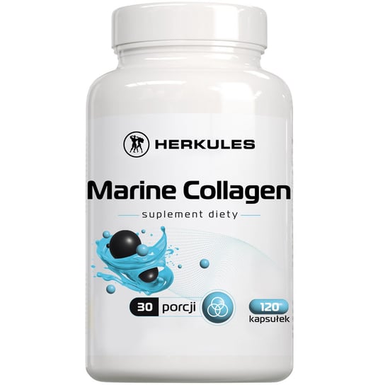 Herkules, Marine Collagen, Suplement diety, 120 kaps. Herkules