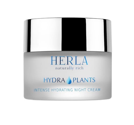 Herla, Hydra Plants, intensywnie nawilżający krem na noc, 50 ml Herla