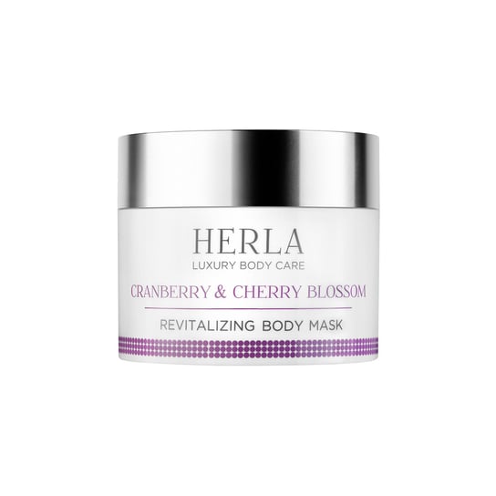 Herla, Luxury Body Care, odżywcza maska do ciała Żurawina & Kwiat Wiśni, 200 ml Herla