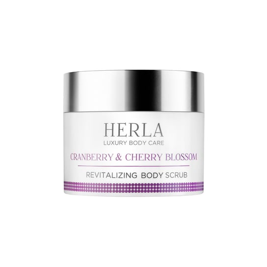 Herla, Luxury Body Care, odżywczy peeling do ciała Żurawina & Kwiat Wiśni, 200 ml Herla
