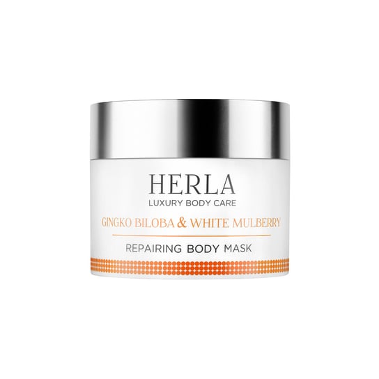 Herla, Luxury Body Care, regenerująca maska do ciała Miłorząb Japoński & Morwa Biała, 200 ml Herla