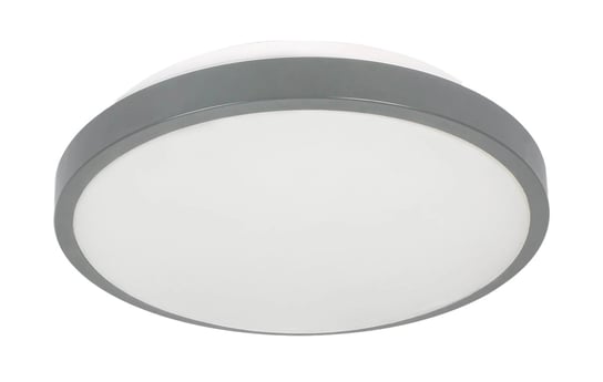 Hermetyczny Plafon Lampa Sufitowa SELENE Dwie Żarówki E27 2x60W IP54 Szary VIRONE