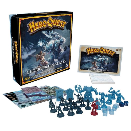 Heroquest - Extension: The Frozen Horror, wersja francuska, gra planszowa, Hasbro Hasbro