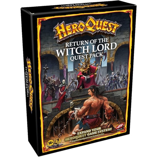Heroquest - Extension: The Return Of The Wizard Lord, wersja francuska, gra planszowa, Hasbro Hasbro