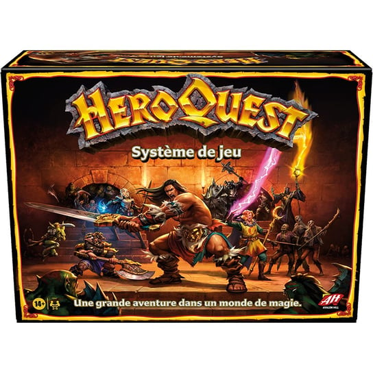 Heroquest - Systeme, wersja francuska, gra planszowa, Hasbro Hasbro