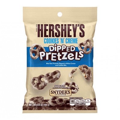 Hershey's Cookies N Creme Dipped Pretzels 120g Hershey's
