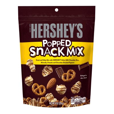 Hershey's Milk Chocolate Popped Snack Mix 226g Hershey's