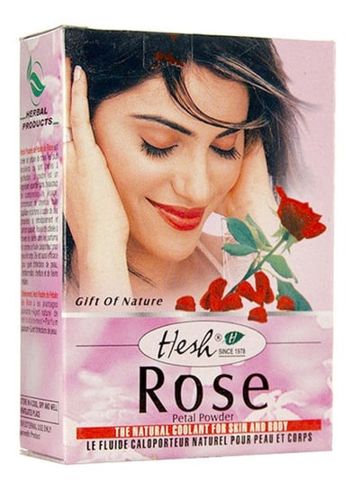 Hesh, Rose Petal Powder, maseczka do twarzy z płatków róży, 50 g Hesh