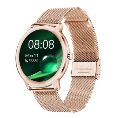 Heures R18 Elegancki Smartwatch dla Kobiety Gold HEURES