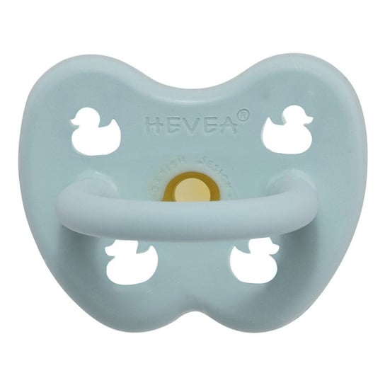 Hevea, Smoczek ortodontyczny, kauczukowy, Baby Blue, 0-3 m Hevea