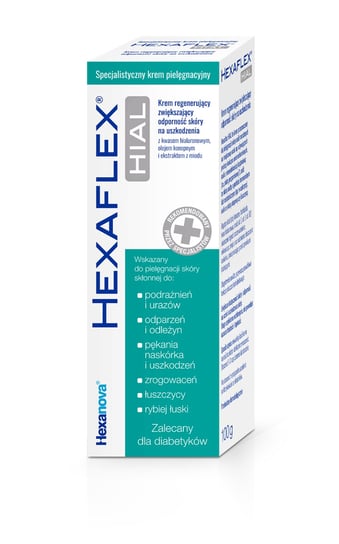 Hexanova, Hexaflex Hial, krem regenerujący, 100 g Hexanova