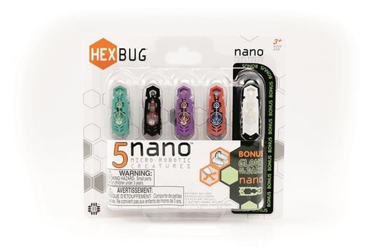 Hexbug, zabawka interaktywna Nano Robot, 5-pack Hexbug