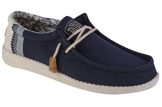 Hey Dude Wally Break Stitch 40015-410, Męskie, buty sneakers, Granatowy Inna marka