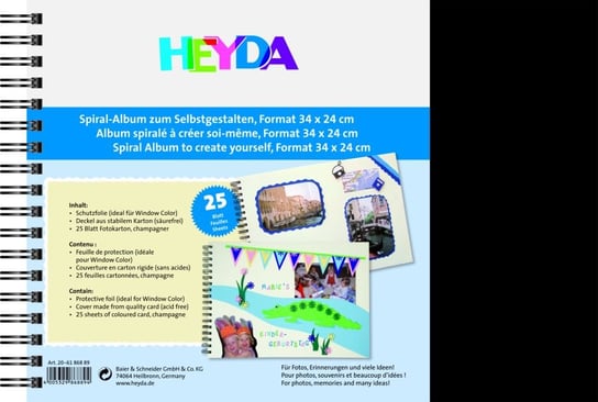 Heyda, album fotograficzny, czarny Heyda